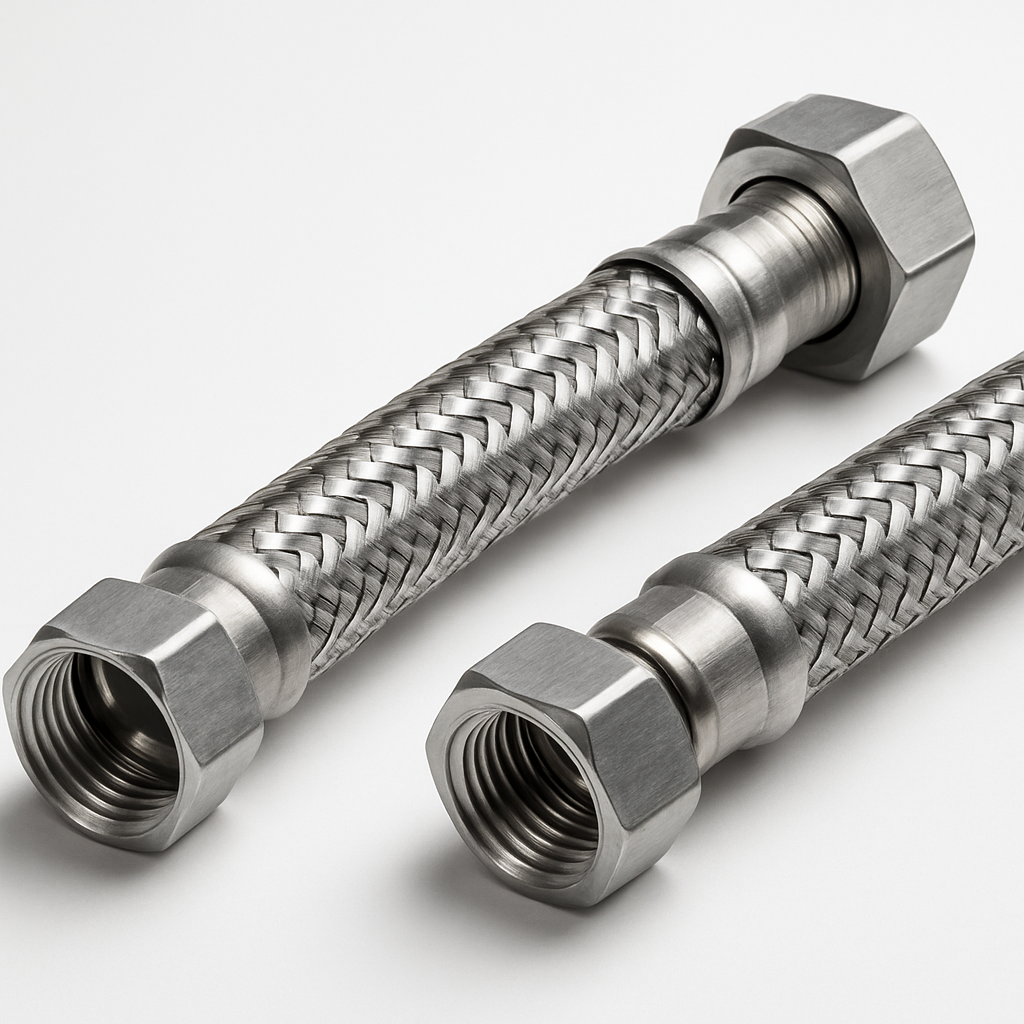 Flettet fleksibel slange